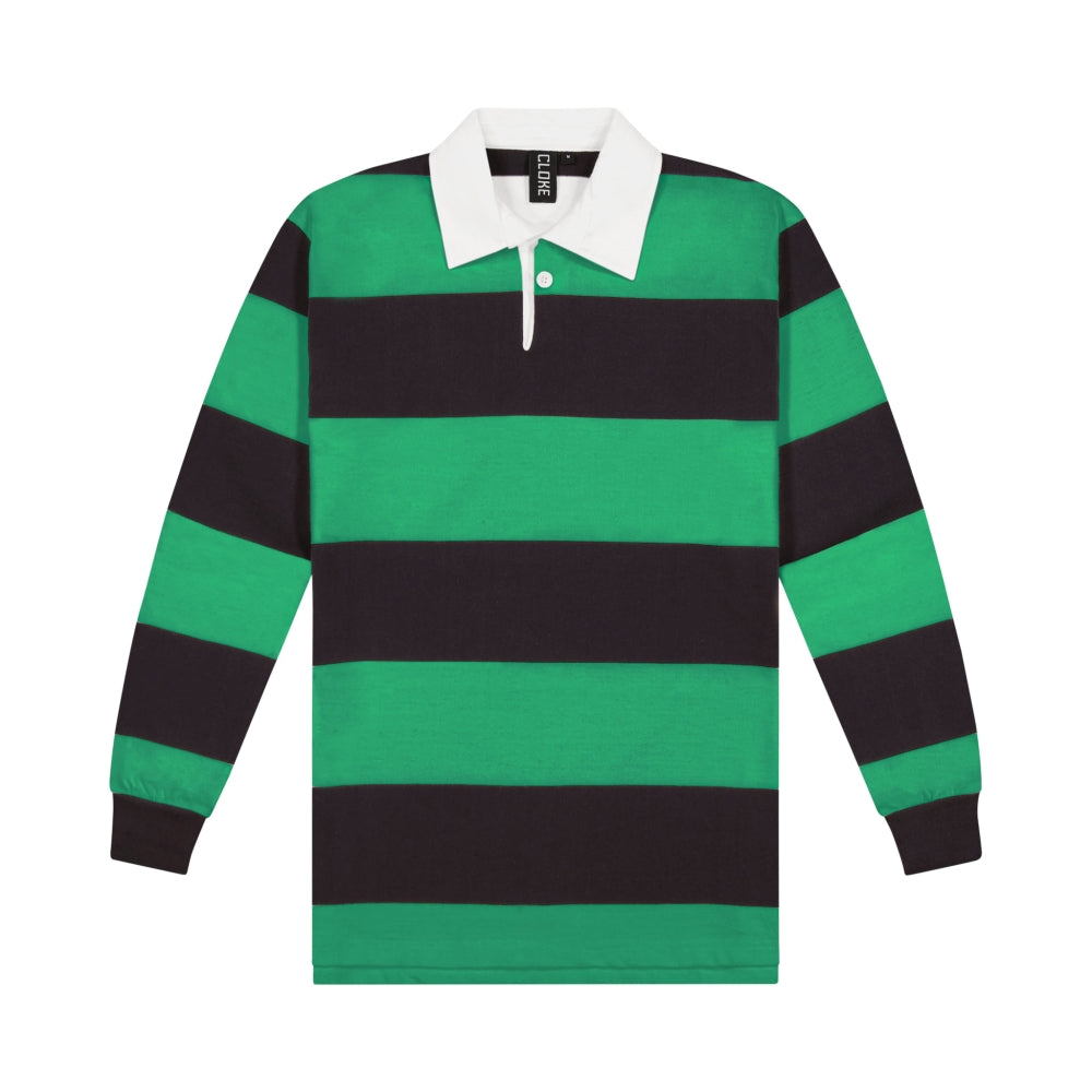 Short-Sleeved Striped Rugby Jersey