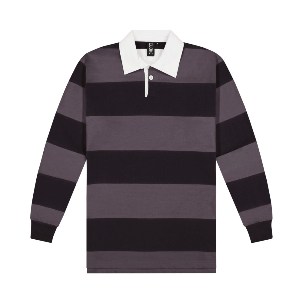 Short-Sleeved Striped Rugby Jersey