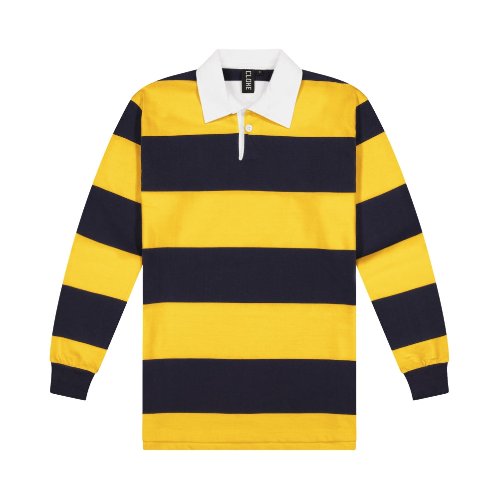 Short-Sleeved Striped Rugby Jersey