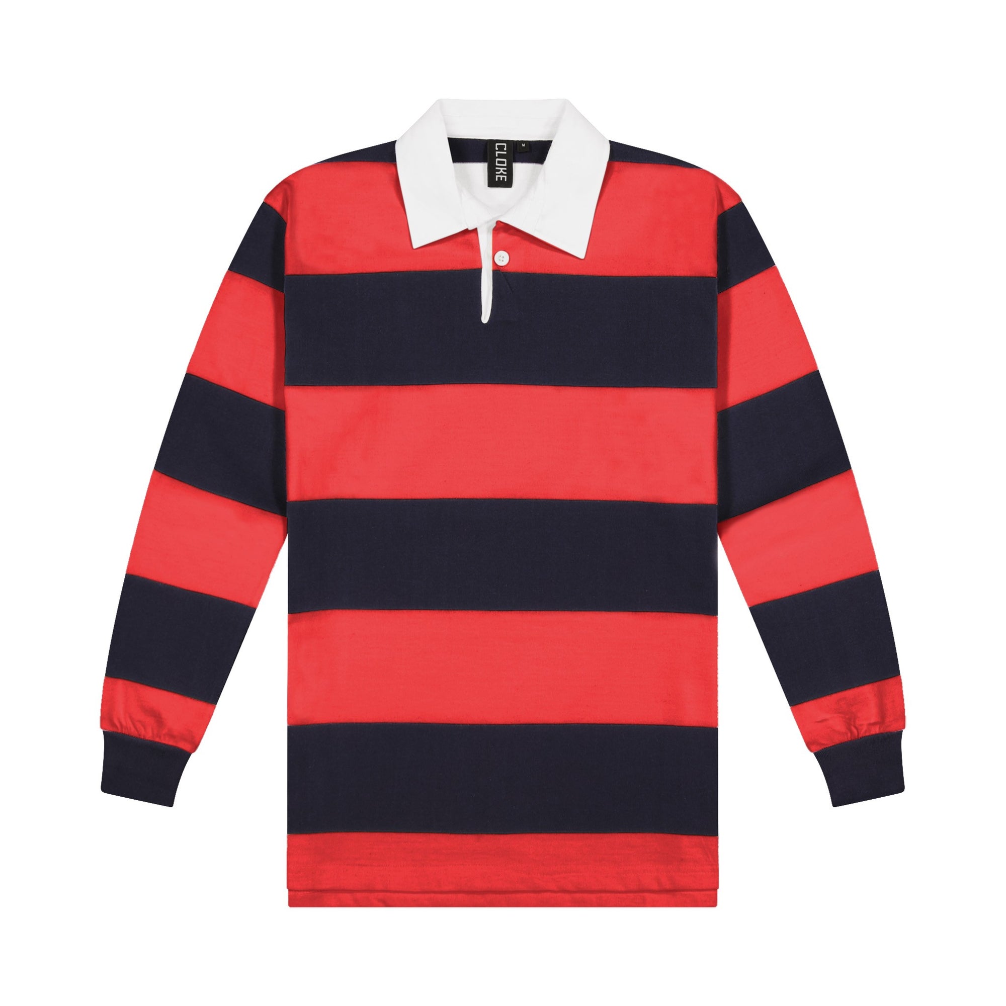 Short-Sleeved Striped Rugby Jersey