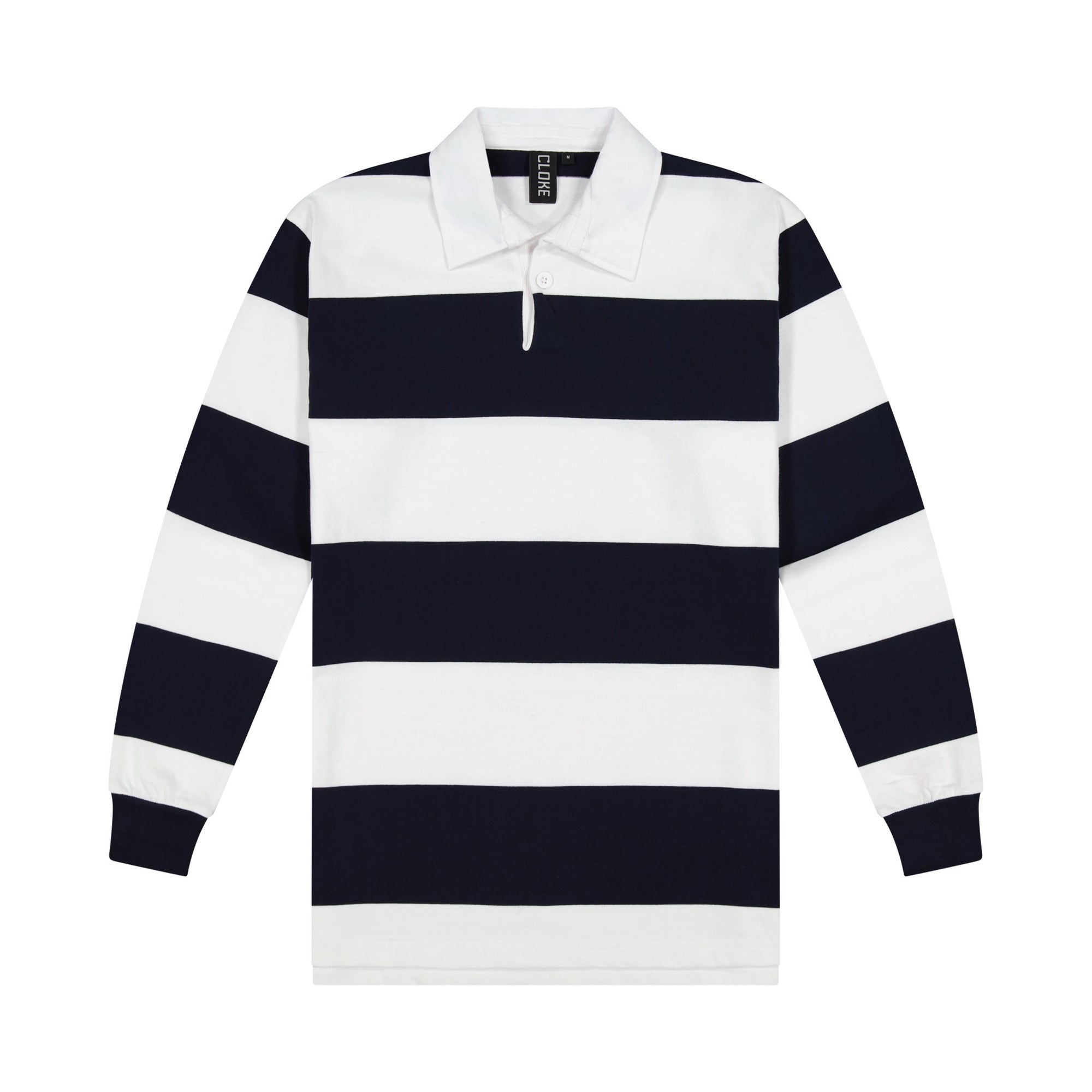Short-Sleeved Striped Rugby Jersey