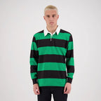 Short-Sleeved Striped Rugby Jersey