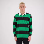 Short-Sleeved Striped Rugby Jersey