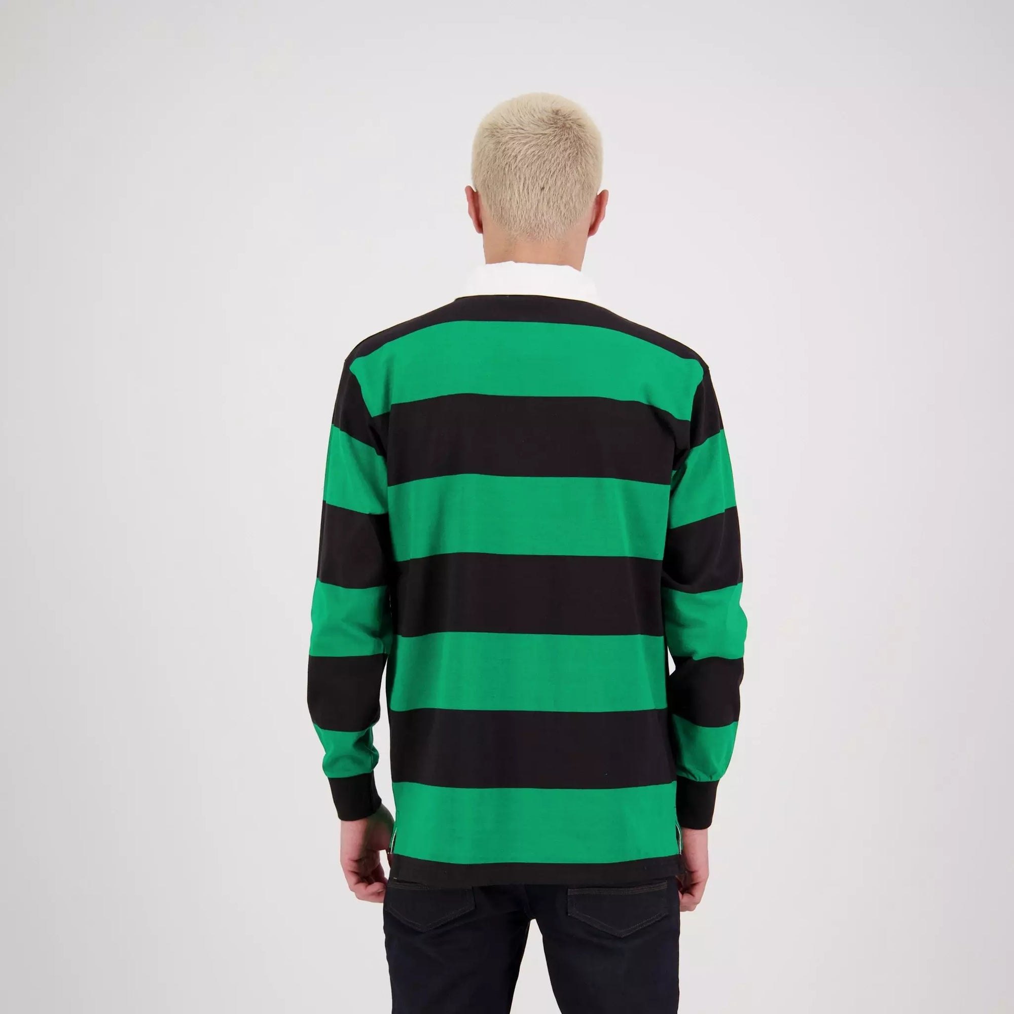 Short-Sleeved Striped Rugby Jersey