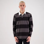 Short-Sleeved Striped Rugby Jersey