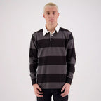 Short-Sleeved Striped Rugby Jersey