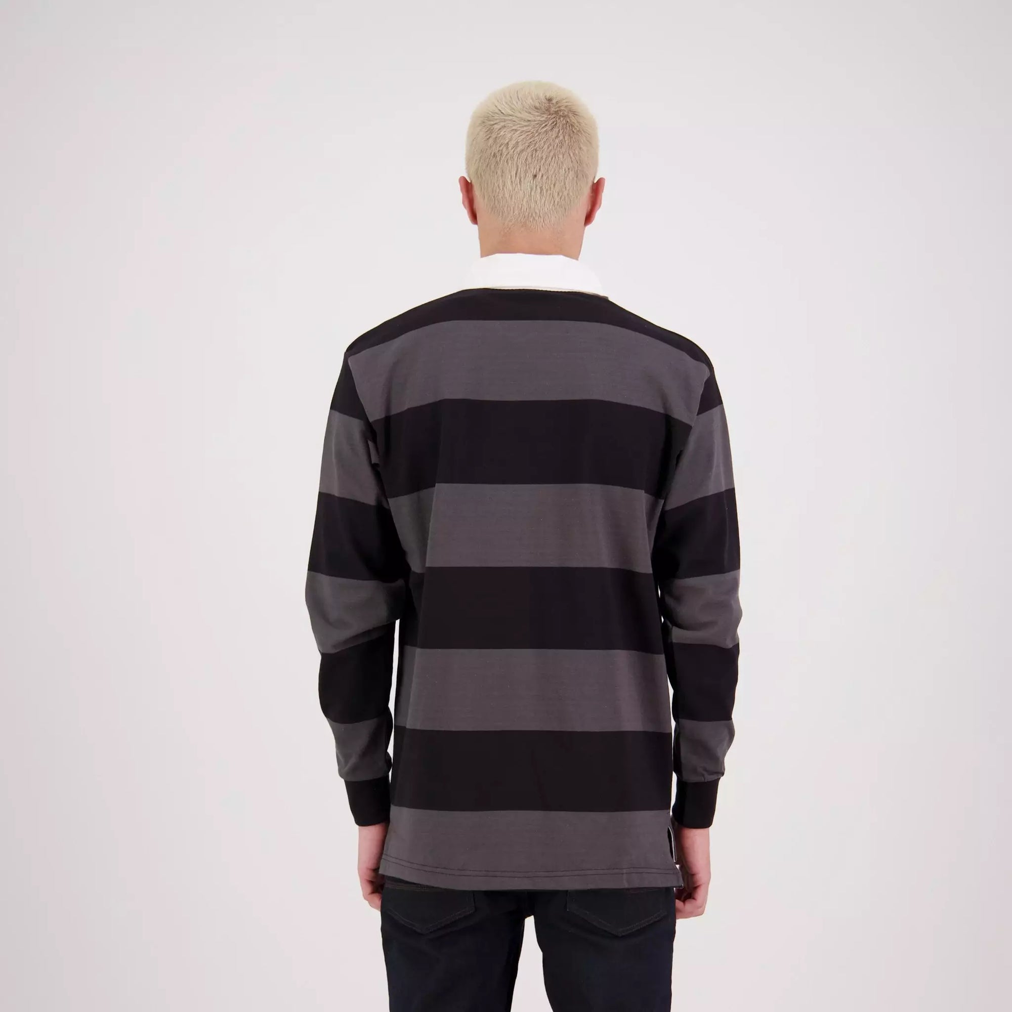 Short-Sleeved Striped Rugby Jersey