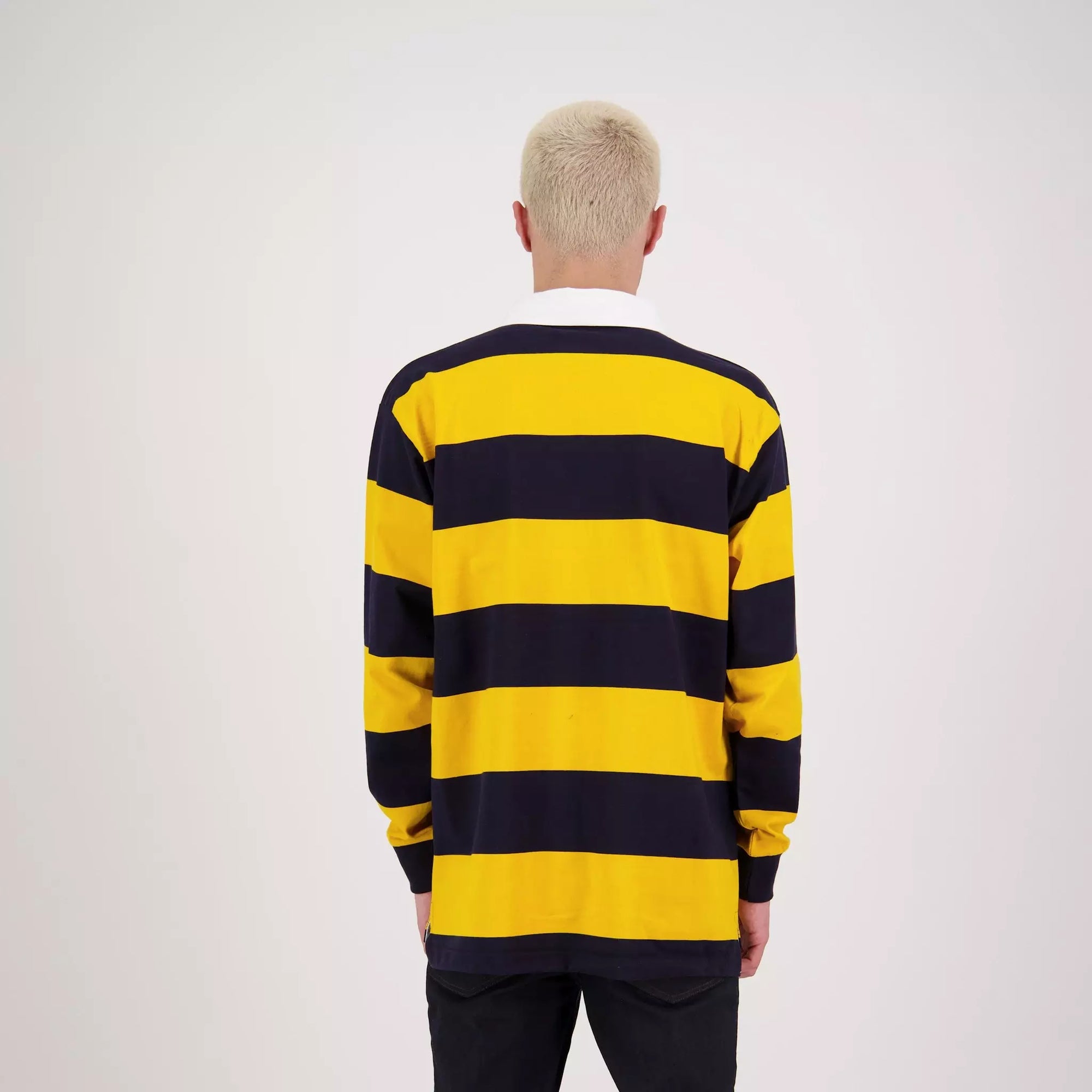Short-Sleeved Striped Rugby Jersey