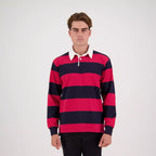 Short-Sleeved Striped Rugby Jersey