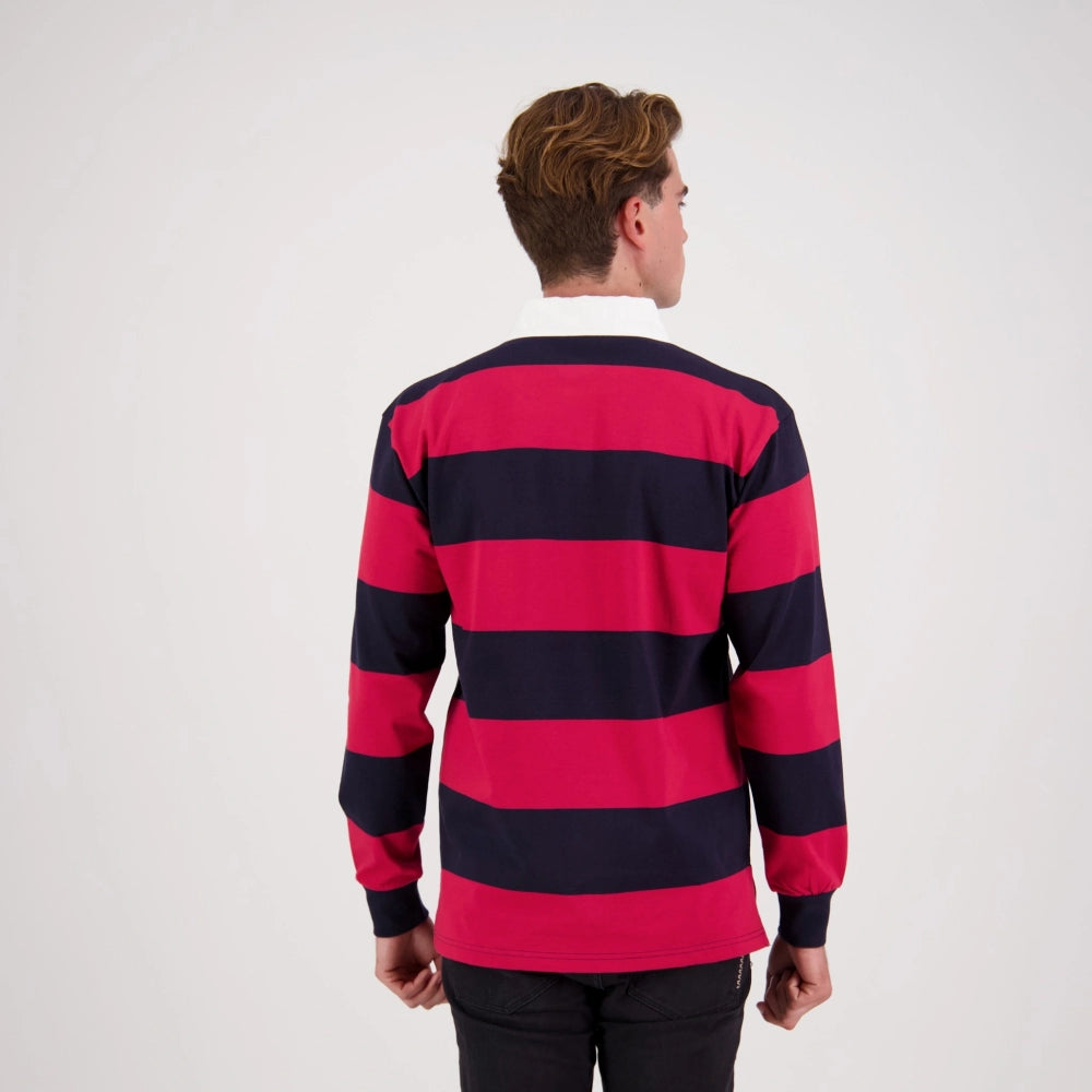 Short-Sleeved Striped Rugby Jersey