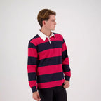 Short-Sleeved Striped Rugby Jersey