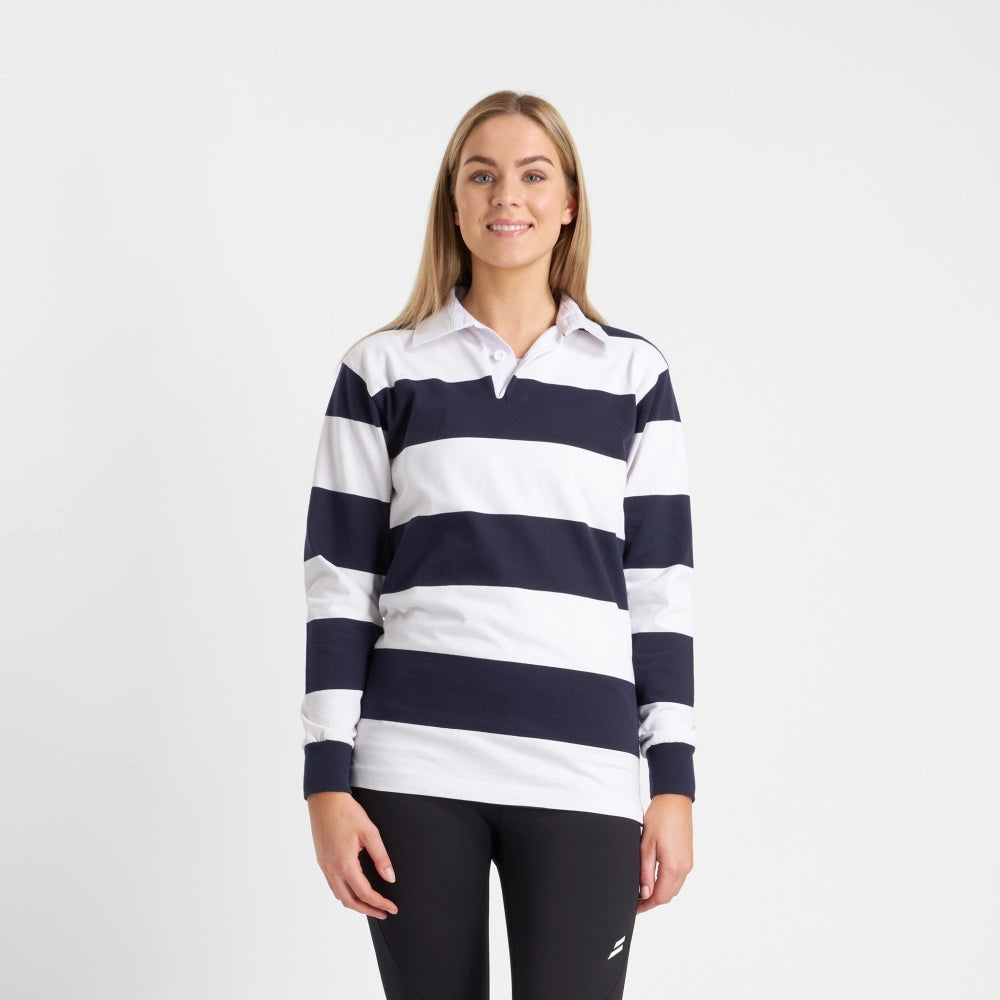 Short-Sleeved Striped Rugby Jersey
