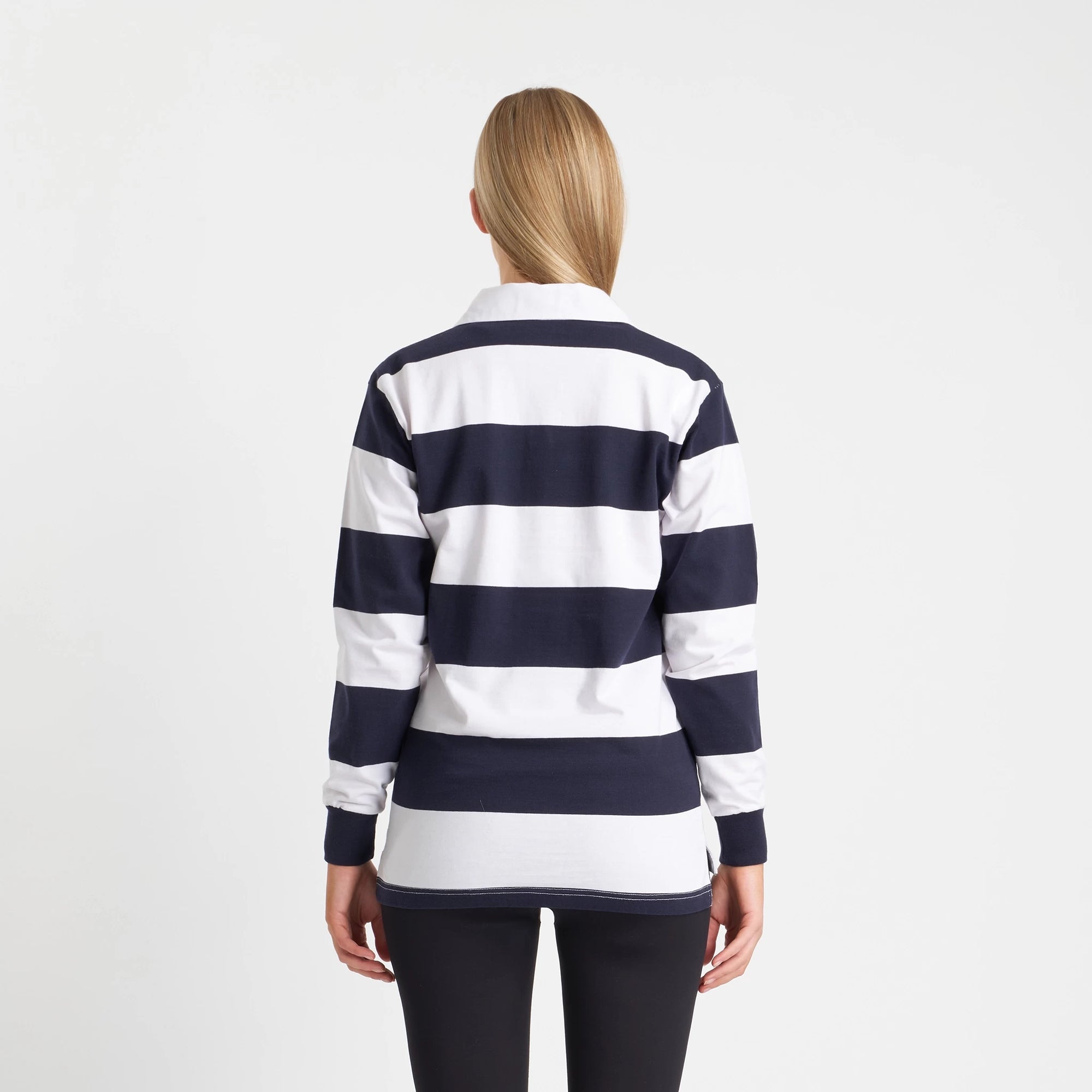 Short-Sleeved Striped Rugby Jersey