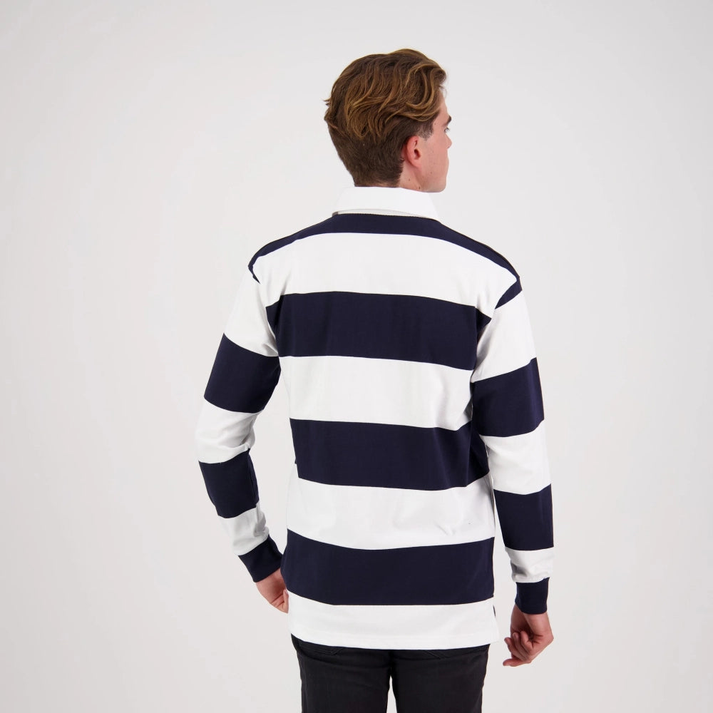 Short-Sleeved Striped Rugby Jersey