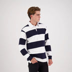Short-Sleeved Striped Rugby Jersey