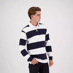 Short-Sleeved Striped Rugby Jersey