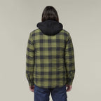 Quilted Flannel Hooded Shacket