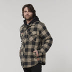 Quilted Flannel Hooded Shacket