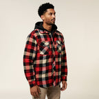 Quilted Flannel Hooded Shacket