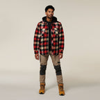 Quilted Flannel Hooded Shacket